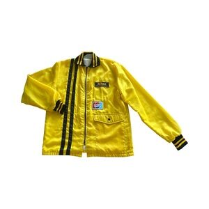Vintage 1970s Holloway Yellow and Black Nylon Jacket
